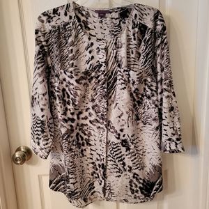 Animal Print Design Top